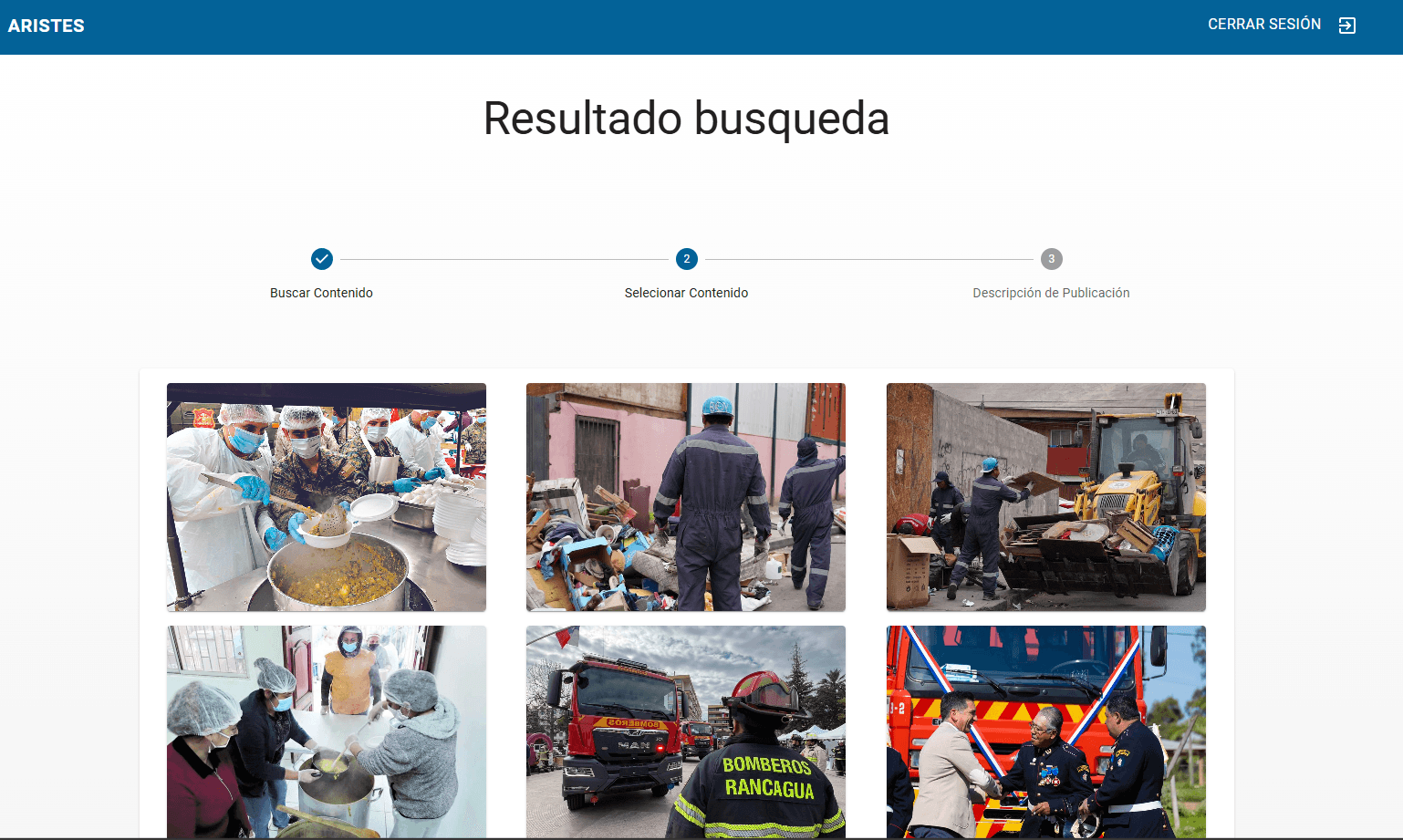 Proceso de creación de contenido en Aristes